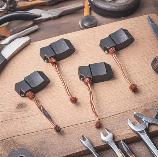 4PCS Carbon Brushes DIY Access – обзор и цена Diy Electronics Motor