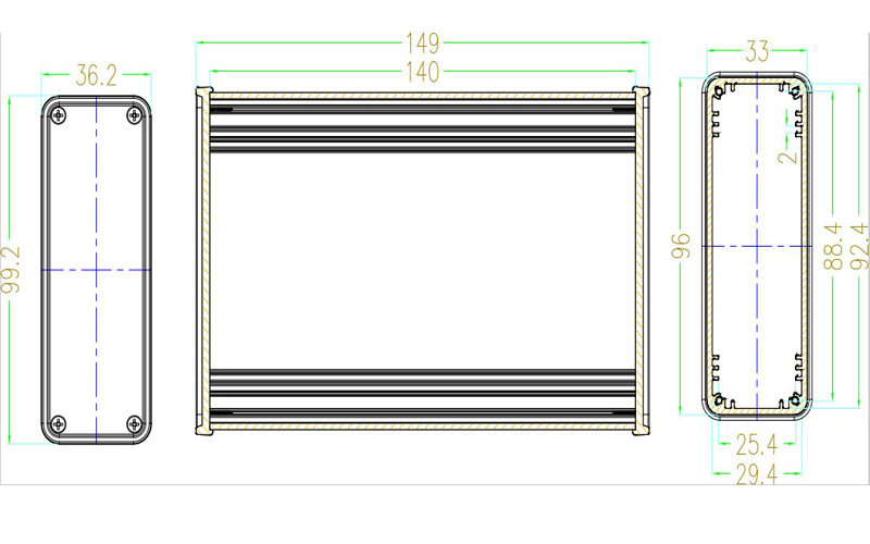 Aluminium Box Housing Case for – обзор и цена Diy Enclosure For Electronics