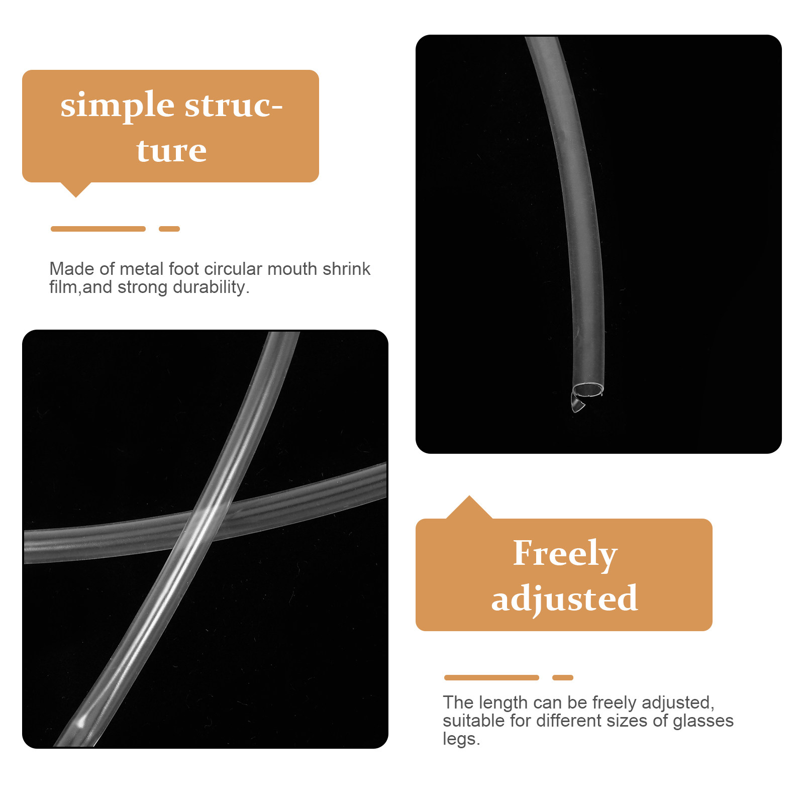 Eyeglasses Ear Grips Heat Shri – обзор и цена Heat Shrink Tubing